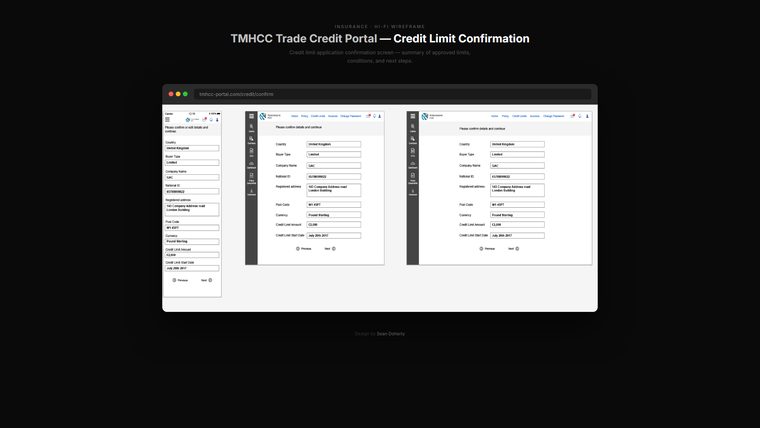 Credit limit company search, TMHCC