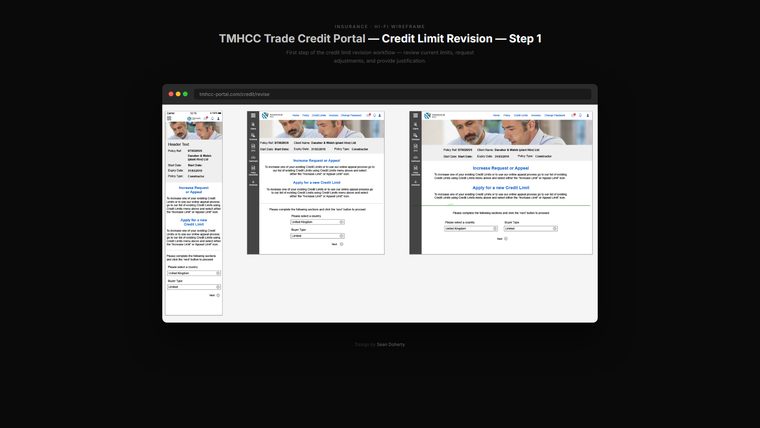 Credit limit revision step1, TMHCC