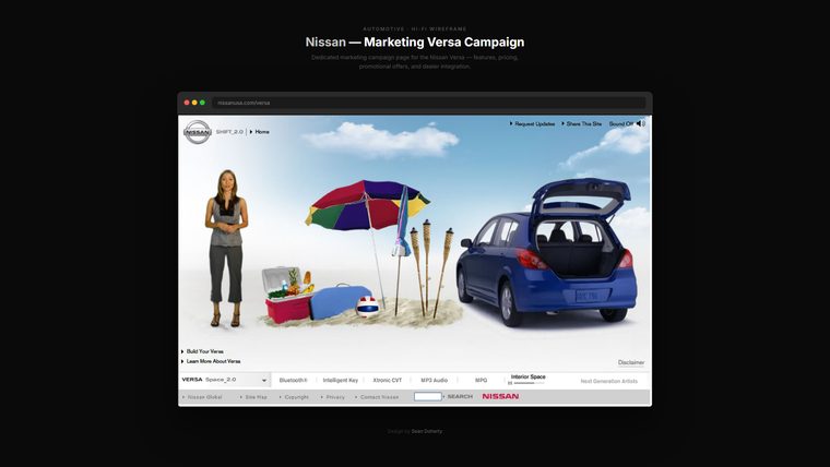 Marketing versa, Nissan