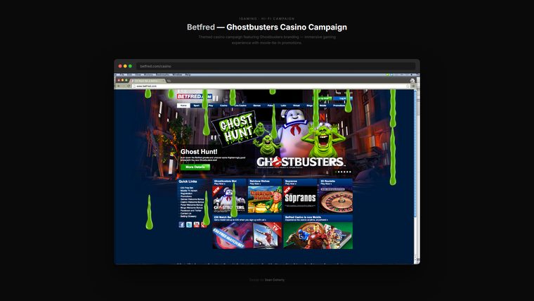 Ghostbusters casino campaign, Betfred