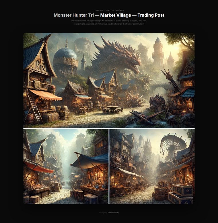 Ai market village, Monster Hunter Tri
