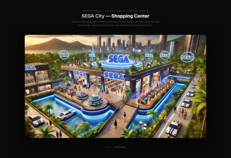 Shopping center, SEGA