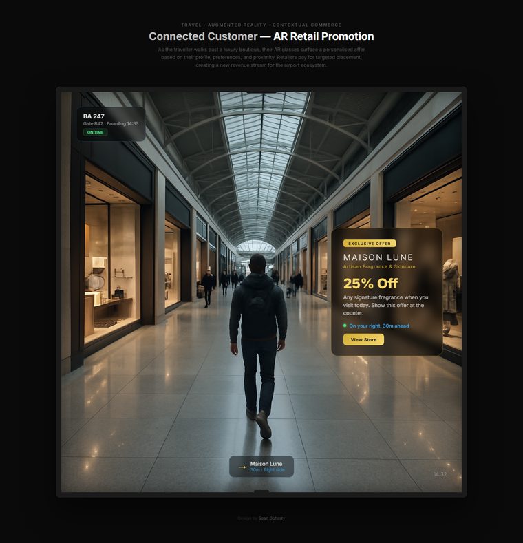AR retail offer, Airport Industry