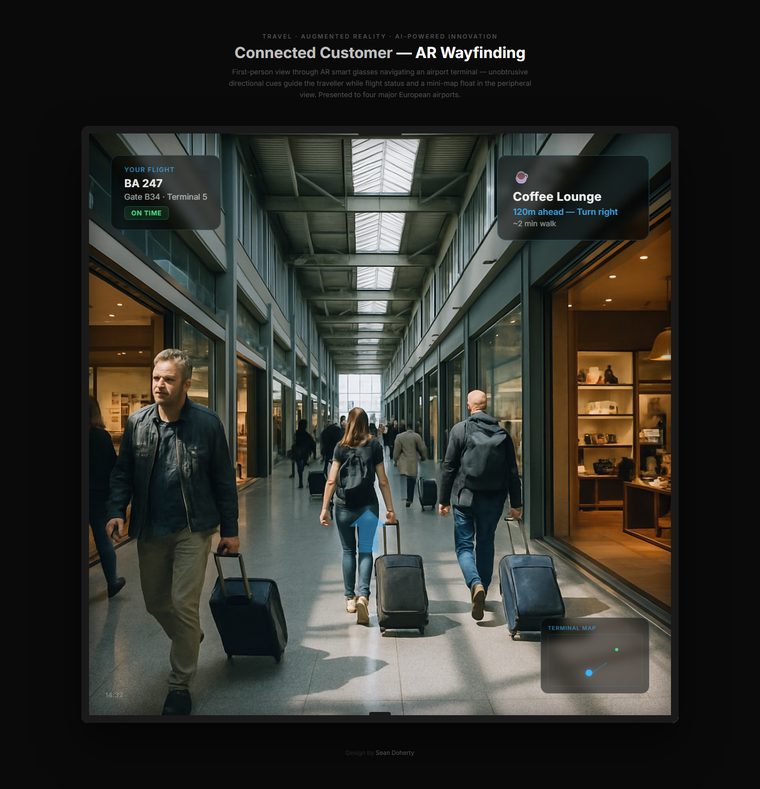 AR wayfinding, Airport Industry