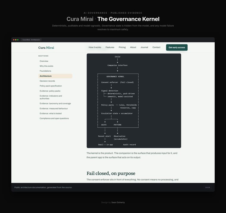 Kernel architecture, Cura Mirai