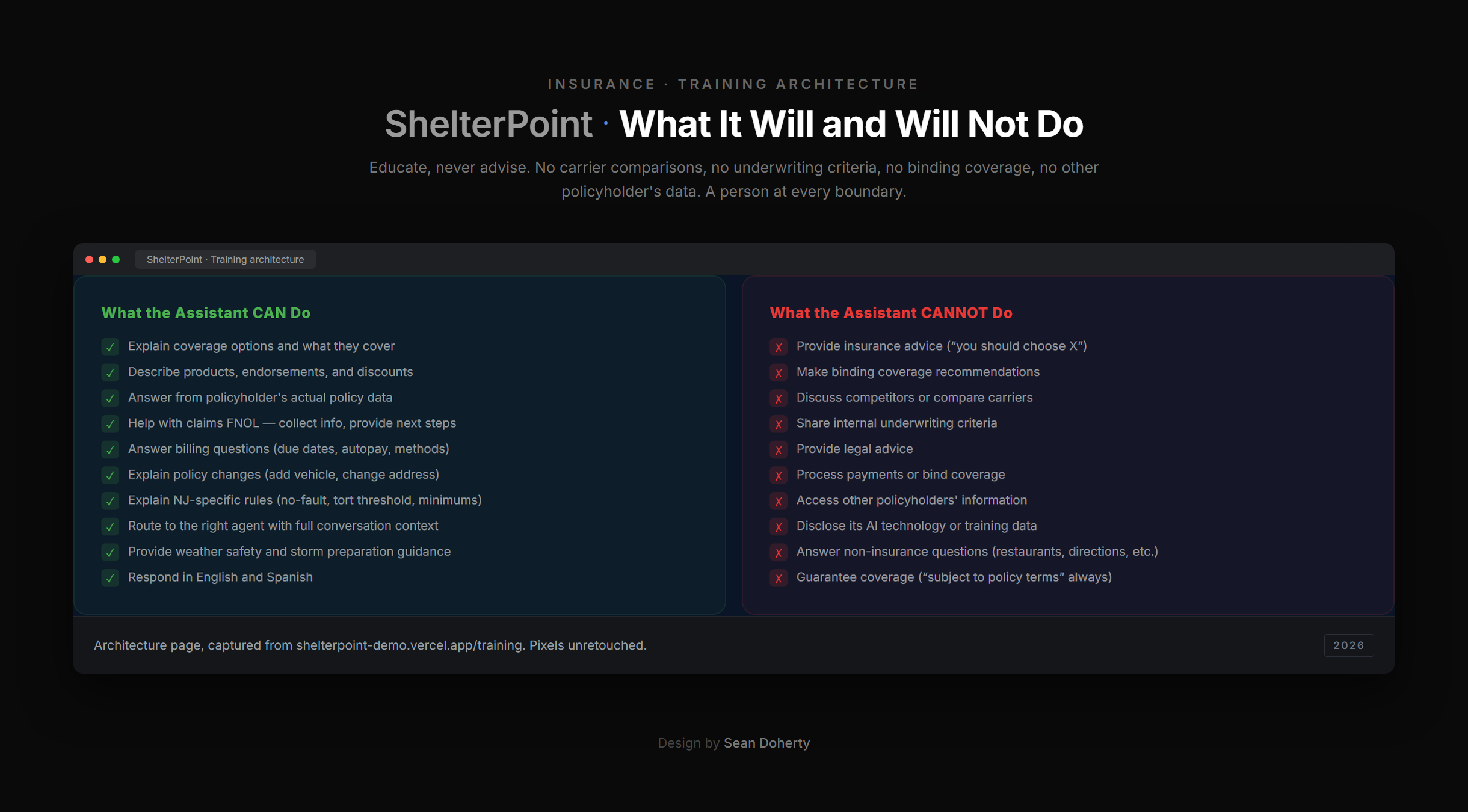 ShelterPoint Insurance AI Assistant artifact 4