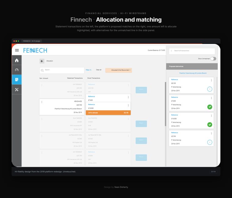 Allocation and matching, Finnech