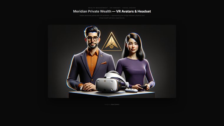VR avatars and headset, Global UHNWI (Ultra High New Worth Individuals)